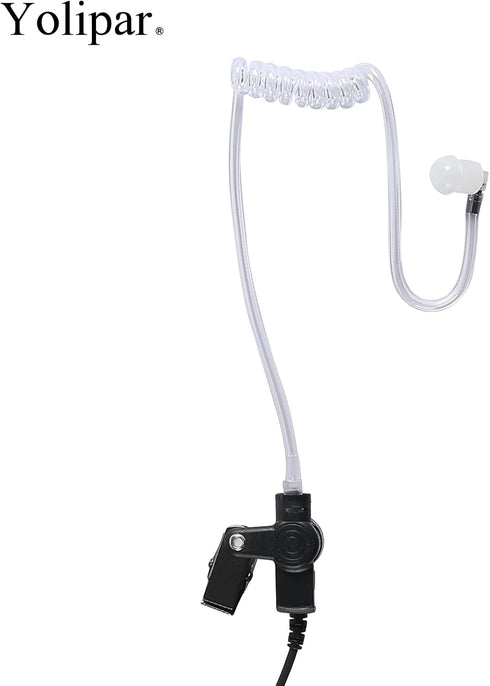 RDM2070D 2-Pin 2-Wire Motorola Walkie Talkies Earpiece Surveillance Kit with Big PTT Mic