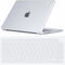 Se7enline Clear Crystal Hard Case for MacBook Pro 14 inch, 2021-2024, with Keyboard Skin, Transparent