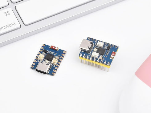ESP32-C3 Mini Development Board with Pre-Soldered Header, 2.4GHz Wi-Fi, Bluetooth 5 Support, Based on ESP32-C3FN4