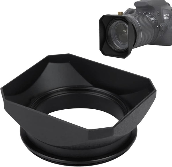 Lens Hood Shade Accessory for 58mm Mirrorless Cameras, Digital Video Camera Lens Filter