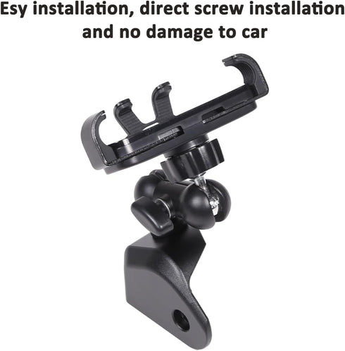 Aluminum Alloy Dashboard Side Mobile Phone Holder Trim Compatible with Land Rover Defender 90 110 130 2020-2024, Car