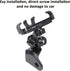 Aluminum Alloy Dashboard Side Mobile Phone Holder Trim Compatible with Land Rover Defender 90 110 130 2020-2024, Car