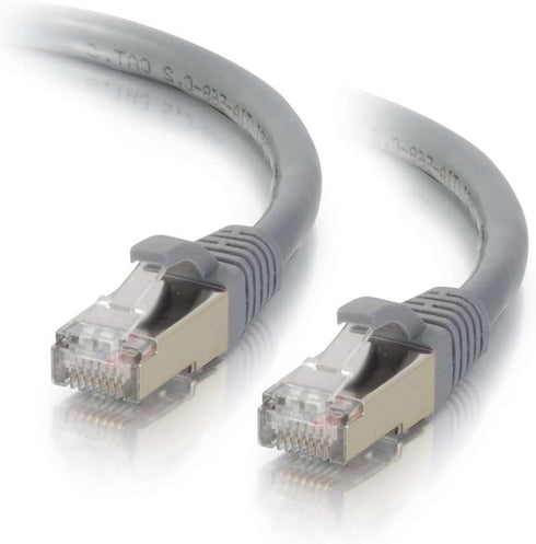 C2G 00642 Cat6a Cable - Snagless Shielded Ethernet Network Patch Cable, Gray, 5 Feet