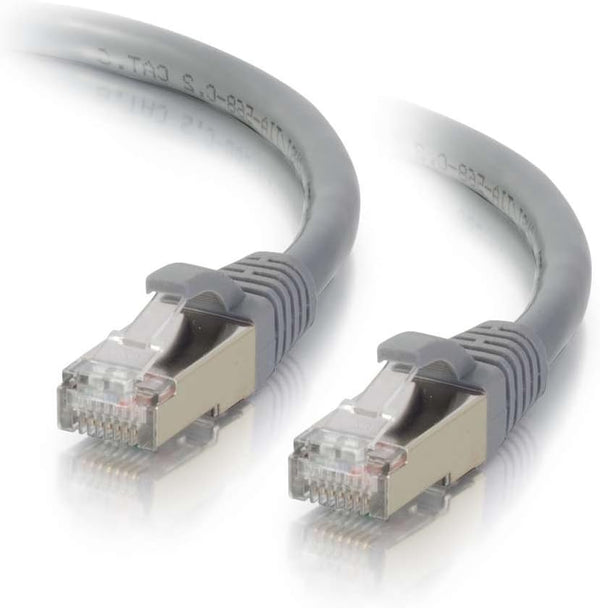 C2G 00642 Cat6a Cable - Snagless Shielded Ethernet Network Patch Cable, Gray, 5 Feet