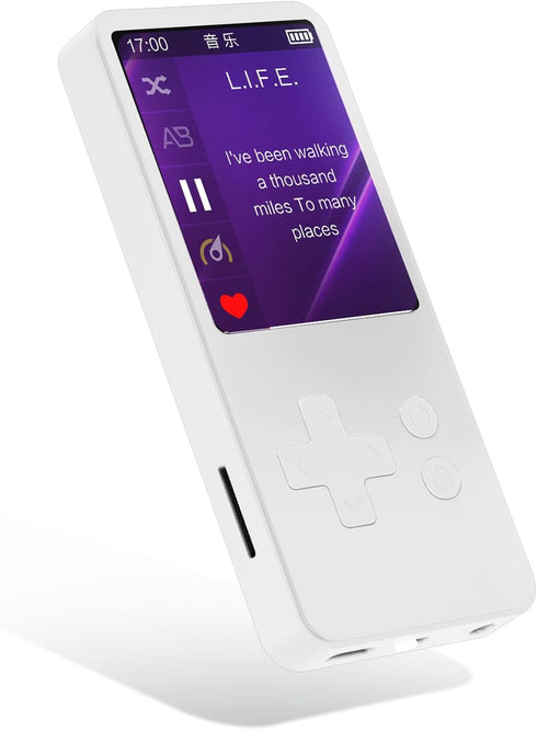 tokemisc 32GB MP3 Player with Bluetooth 5.2, 1.8 inch Screen Portable Music Player