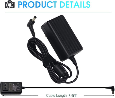 12V 2A AC Adapter for Celestron Telescope NexStar LCM CPC Series, Power Adapter Charger (MPN: 18778)