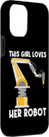iPhone 14 Plus Case for Girls Kids Cool Robotics Art
