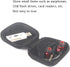 Portable Square Earphone Carrying Case, Mini Pouch Storage for Smartphone Earphone, 2-Pack