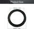 Fielect 10 Inch Black Notch Speaker Rubber Edge Surround Rings, 2pcs Replacement Parts for Speaker Repair or DIY