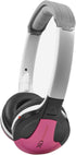 XO Vision IR630P Wireless Foldable Headphones - Pink, Bluetooth-Enabled, Lightweight, Portable for iPhone, Car, Kids