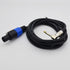 Speakon to 1/4 Speaker Cable,12 Gauge Speakon to 1/4 TS Male Wire Audio Speaker Cable Amplifier Connection Heavy Duty Cord with Twist Lock - 2Pack 10 ft