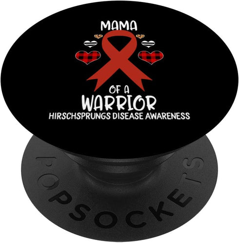 Hirschsprungs Disease Awareness Mama Of A Warrior Mom PopSockets Swappable PopGrip