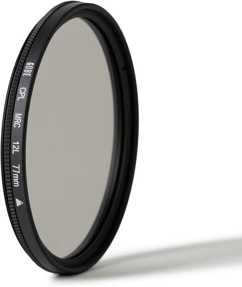Gobe 77mm Circular Polarizing (CPL) Lens Filter (1Peak)