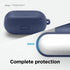 elago Silicone Case for AirPods 3rd Generation, Carabiner Included, Supports Wireless Charging, Shock Resistant (Jean