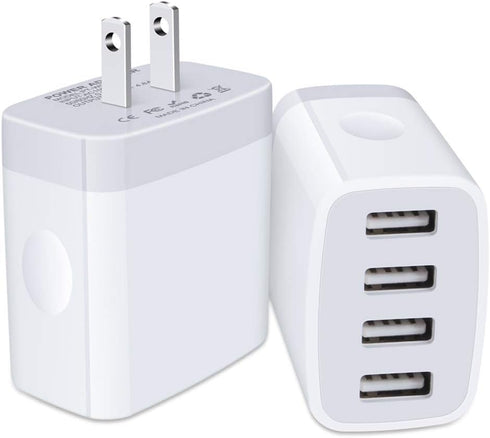 USB Wall Charger Plug, 2-Pack Fast Charging Cube for iPhone 16 15 14 13 12 11 Pro Max