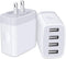 USB Wall Charger Plug, 2-Pack Fast Charging Cube for iPhone 16 15 14 13 12 11 Pro Max