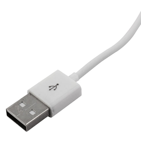 3 Pack 3.3ft 3.5mm Male AUX to USB Adapter for iPod Shuffle 3rd-6th Gen, Data Sync & Charging Cable Converter.
