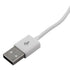3 Pack 3.3ft 3.5mm Male AUX to USB Adapter for iPod Shuffle 3rd-6th Gen, Data Sync & Charging Cable Converter.