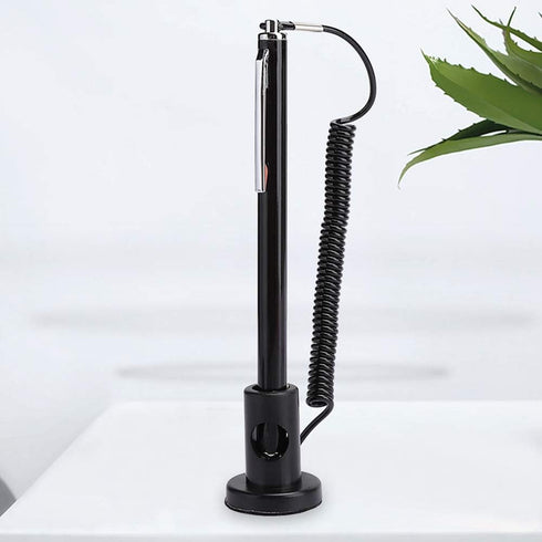 Touch Screen Pen Active Stylus Capacitive Touch Screen Pen with Spring Rope Suitable for POS, PDA, Industrial PC, car Navigator Excellent Writing Tool(Black)