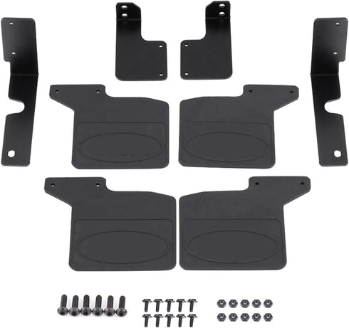 -4 1/10 Oumefar RC Car, Rubber and Metal Remote Control Car Upgrade Accessory Mud Flaps for Scale RC Accessories