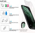 Phone Case for BLU View 5 B160V (6.56") with 1X Tempered Glass Screen Protector, Ultra-thin Soft Silicone Skin, Flowers