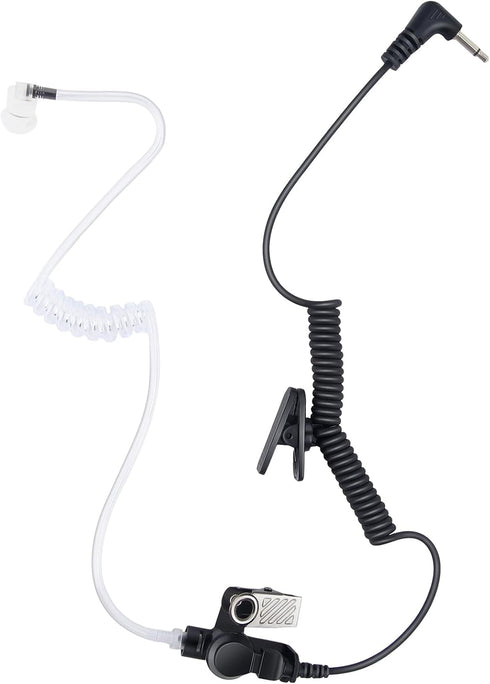 Motorola SL300 TLK100 Walkie Talkie Two Way Radio Shoulder Mic Remote Speaker Microphone with 3.5mm Earpiece (Black),