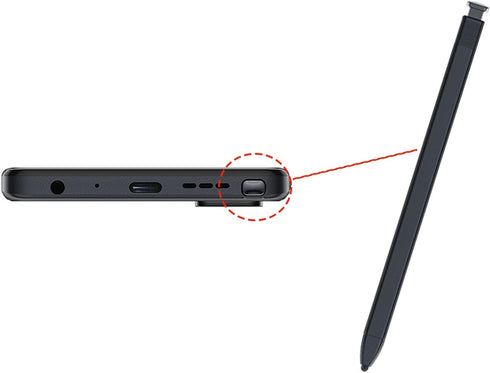 Stylus Pen Replacement for TCL Stylus 5G, Touch Pen T779W Version with Eject Pin (Lunar Black)