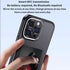 NFC Smart Ink Screen Phone Case for iPhone 15 PRO - Gray Protective Cover