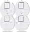 EVA LOGIK Window Alarm System 4-Pack - Ultra-Loud 120dB Alarms with Advanced Vibration Sensors
