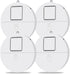 EVA LOGIK Window Alarm System 4-Pack - Ultra-Loud 120dB Alarms with Advanced Vibration Sensors