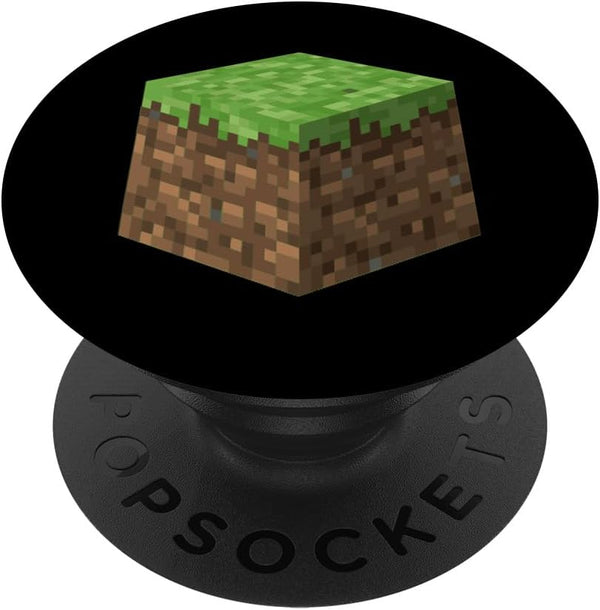 Pixel Cube Gamer Gaming Kids Boys PopSockets Standard PopGrip