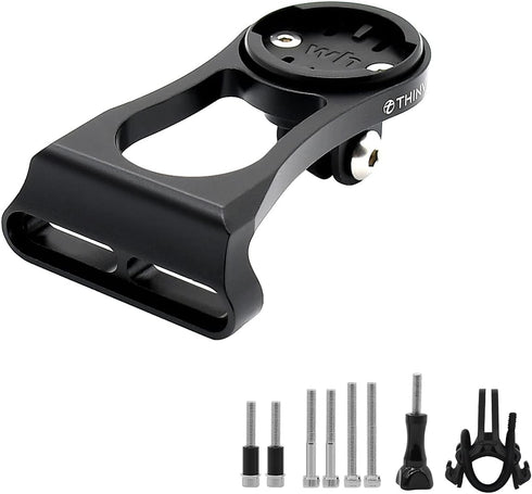 Thinvik Out-Front Extended Bike Computer Mount for Wahoo, GoPro Combo Mount for Wahoo Mini, Elemnt GPS