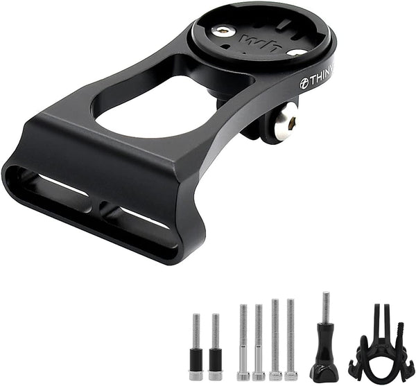 Thinvik Out-Front Extended Bike Computer Mount for Wahoo, GoPro Combo Mount for Wahoo Mini, Elemnt GPS