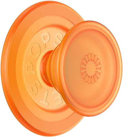 PopSockets Phone Grip Compatible with MagSafe, Phone Holder - Into The Woods, Orange Zest, Wireless Charging Compatible