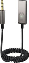 MMOBIEL Bluetooth AUX Adapter, USB to 3.5mm AUX Bluetooth Car Adapter with Microphone for Music and Handsfree Calling