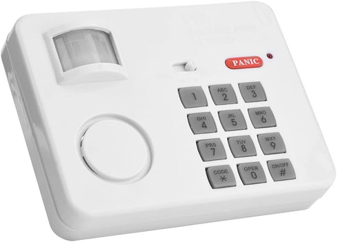 Wireless Security Keypad Alarm, Motion Sensor Password Home Security Keypad with Remote Infrared Detectors
