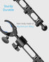 Quyee 4-7 Inch Upgraded Phone Holder for Your Car, Rear View Mirror Phone Holder - Aluminum Alloy Mount Multi-Angle