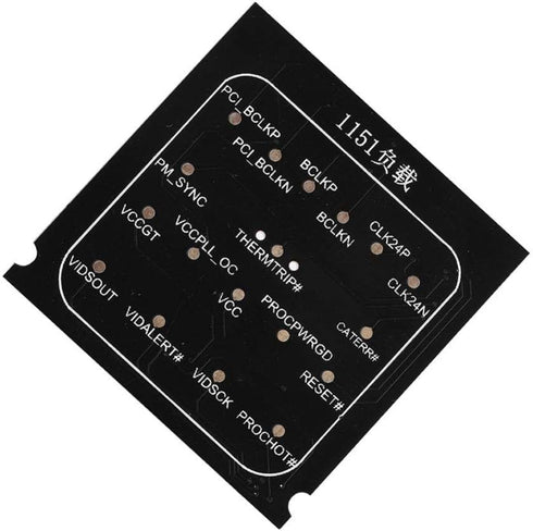 CPU Interface Motherboard Test Card, 2 in 1 Loading Board with LED Indicator for Intel