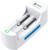 EBL 18650 Battery Charger Universal Lithium Charger for 3.7V Rechargeable Batteries Li-ion IMR