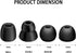 Soft Silicone Replacement Eartips Set for Powerbeats Pro Wireless Earphones - Compatible Earbuds Tips
