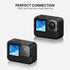Protective Lens Replacement for GoPro Hero 12/11/10/9 Black Glass Cover Case Action Camera Accessories (Black)
