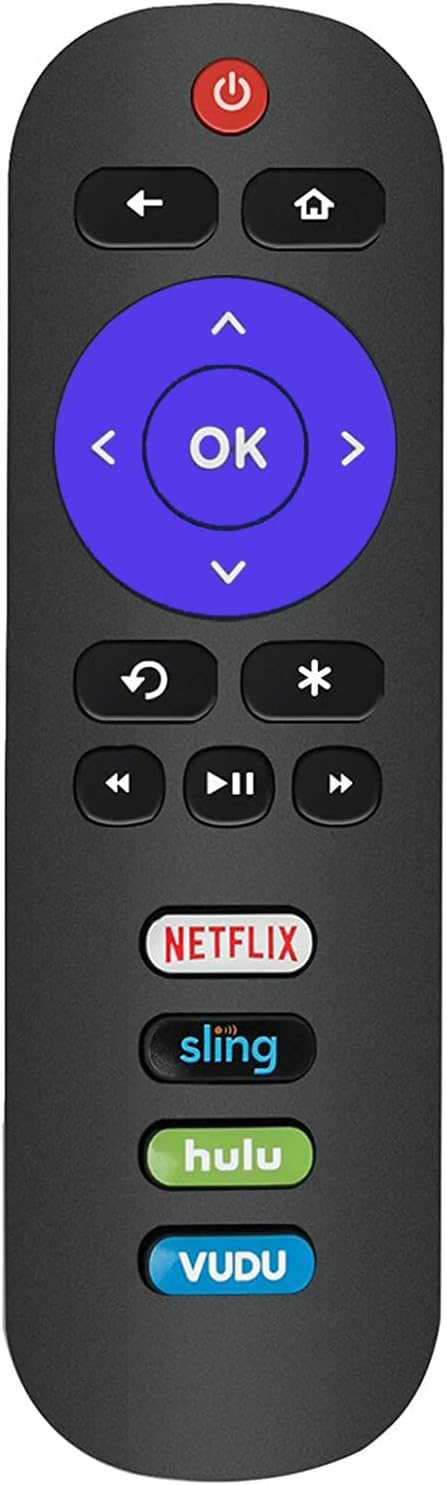 Universal Remote Compatible with All Sanyo ROKU TV Remote Control