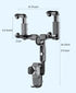Car Phone Mount, 360 Rotatable and Retractable, Anti-Shake Design, Compatible with Samsung, iPhone, Sony