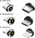 9 Pack Magnetic Phone Cable Adapter Connector Tips for iPhone, Huawei, Samsung, Android Mobile Phone