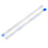 uxcell 150mm Flexible Flat Cable, 1mm Pitch 7 Pins FPC FFC Flexible Ribbon Cable for LCD TV Car Audio DVD Player, 5Pcs