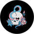 Trans Flag Skull Snakes Roses LGBTQ Pride PopSockets Standard PopGrip - Subtle Design
