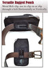 AH Military Grade Nylon Cell Phone Belt Holder for Men, Android Pouch Carrying Clip for iPhone 6 6S 7 8 X XR XS 11 12