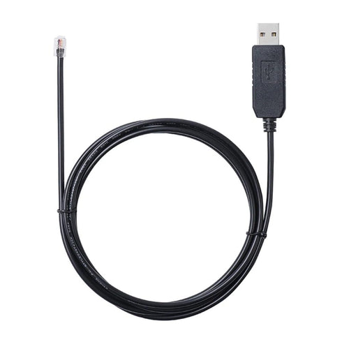 Cutesliving RS232 RJ9 4P4C PL2303GT Chipset Control(Black,10FT) USB Serial to Update Firmware Cable with Prolific