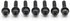 Replacement Screws, 1 Set of Metric Screws (Model RS-204014), Pan Head - Philips Drive - Black Plated (Pack of 7)