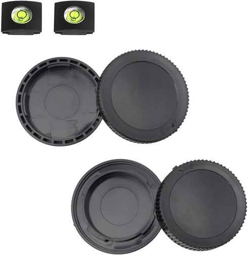 Body Cap & Rear Lens Cap Cover for Nikon Z9 Z50 Z5 Z7 Z6, More Nikon Z Mount Accessories with Hot Shoe Cover